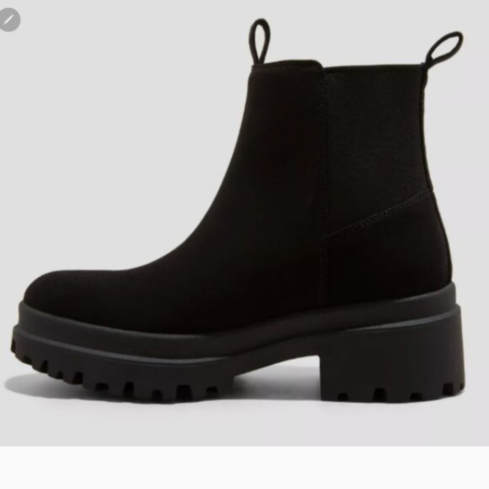 Target Black Chunky Ankle Boots